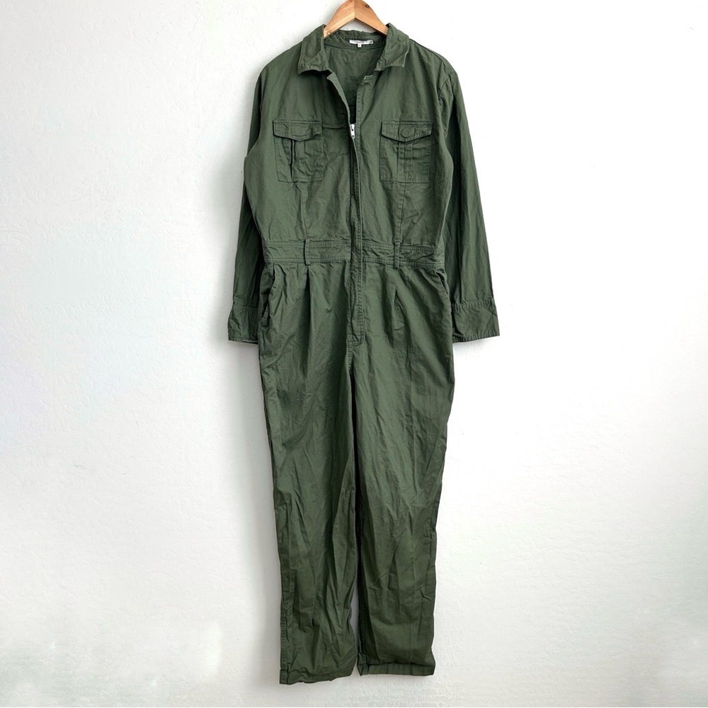 Tularosa Jumpsuit XL Long Sleeve Utility Workwear Pockets Long Sleeve Green - Picture 2 of 13